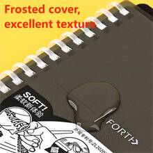 Flexible Coil Word Book Loose Leaf PP Board Coil Notebook Notepad Paper Smooth - Baby Blue - View 10