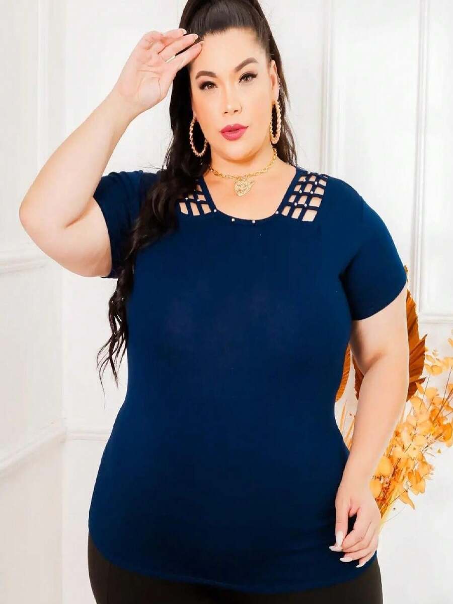 Women T-Shirts - 藍色 - 查看 1