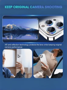 1 包银色闪光镜头保护贴,高清防摔,兼容 11/12/13/14 Pro Max/15 Pro Max/16/16 Plus/16 Pro/16 Pro Max/17/17 Plus/17 Pro/17 Pro Max 全系列 - 銀色 - 查看 6