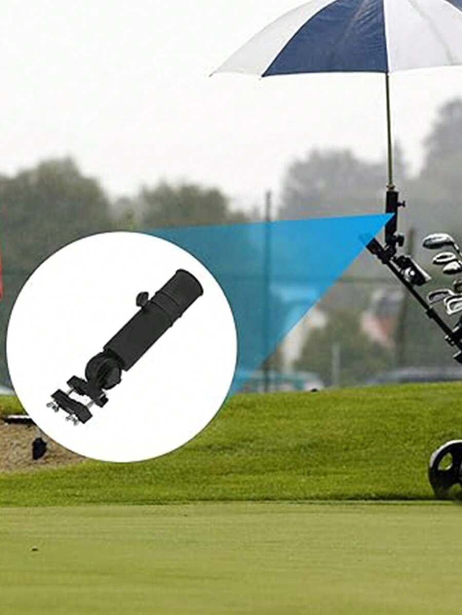 Golf Push Cart Umbrella Tube Umbrella Holder - Black - View 1