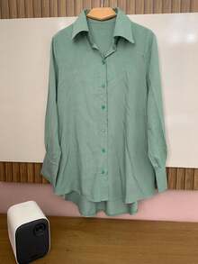 Women Blouses - Green - View 4