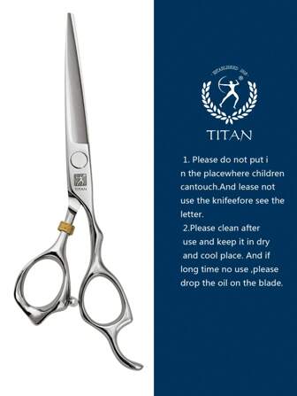 TITAN HIRLD TITAN 专业美发剪刀，尺寸：5.5 英寸/6 英寸/6.5 英寸，日本 440C 不锈钢直剪，包含 2 个指环、1 个调节垫、1 块清洁布，适用于理发店、美容院、旅行、返校季、度假旅行等场合，是美发工具、美发产品和配件的理想之选。套装包含：女士美发配件、梳子、吹风机、头发护理、理发师、美发工具、美发产品、美发配件、边缘梳、理发师配件、旅行、吹风机、美发用品、发胶、美发配件、卷发产品、美发设备、配件、剪发剪刀、圣诞节、理发店、理发师配件、美发配件、美发、吹风机、头发护理、配件、美发产品、美发工具、美发用品、头发护理、卷发梳、理发师、理发师配件、美发设备、旅行必备品、发型、美发、头发、旅行、美发产品、美发工具、美发用品、理发师、理发配件、理发店、美发设备