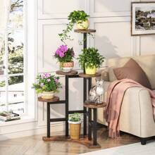 Flower Stand - Brown - View 4
