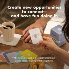 1PC,BestSelf Icebreaker Game Box - An Engaging Icebreaker Game With 150 Quality Dialog Cards! - Blue - View 7