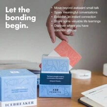 1PC,BestSelf Icebreaker Game Box - An Engaging Icebreaker Game With 150 Quality Dialog Cards! - Blue - View 6