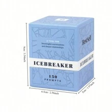 1PC,BestSelf Icebreaker Game Box - An Engaging Icebreaker Game With 150 Quality Dialog Cards! - Blue - View 2