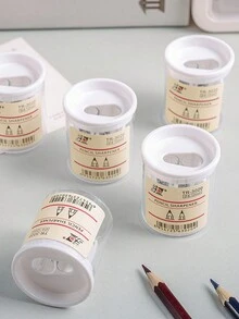 4入組極簡手動削鉛筆器,適用於素描和繪圖 - 無色 - 查看 6