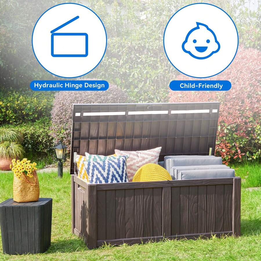 YITAHOME Outdoor Storage Deck Box For Outdoor Pillows And Pool Supplies