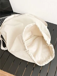 Bolsa De Mujer Cruzada Versátil Casual, Simple, Liviana, Plegable Y De Gran Capacidad