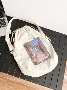 Bolsa De Mujer Cruzada Versátil Casual, Simple, Liviana, Plegable Y De Gran Capacidad