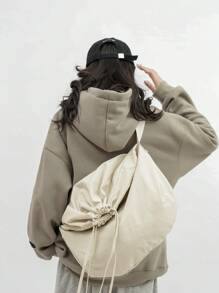 Bolsa De Mujer Cruzada Versátil Casual, Simple, Liviana, Plegable Y De Gran Capacidad