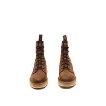 SOREL Hi-Line Lace Up Boot In Umber/Ceramic - 棕色/陶瓷 - 查看 2