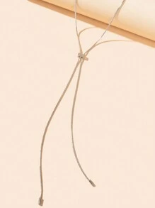 1 stuk Minimalistisch Zilver Ketting Y Stijl: Aanpasbaar Lang Ketting met hanger Dames Feest Dagelijks Juwelen
