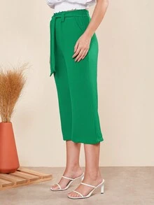 Women Pants - 綠色 - 查看 2