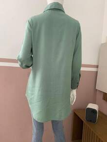 Women Blouses - Green - View 7