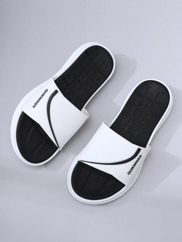 1 Pair Men's Flip Flops Sandals, Anti-Slip Wear-Resistant Soft Thick EVA Sole Beach Holiday Casual Slippers, Lightweight Comfortable Outdoor Sports Sandals, Spring/Summer