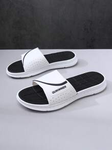 1 par de sandalias tipo chanclas para hombres, con suela de EVA suave y gruesa antideslizante y resistente, ideales para la playa, vacaciones y uso casual, ligeras y cómodas para deportes al aire libre, para primavera/verano