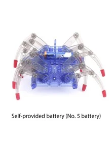 1pc Electric Spider Robot Diy Assembly Toy For Children - Multicolor - View 5