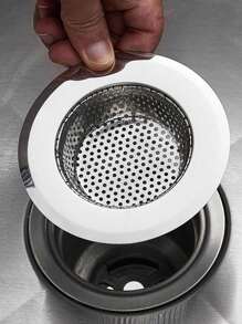 1pc Stainless Steel Kitchen Sink Strainer With Diameter 4.52/3.54/2.87/2.08 Inch, Perfect For Most Kitchen Sinks And Garbage Disposal Units
