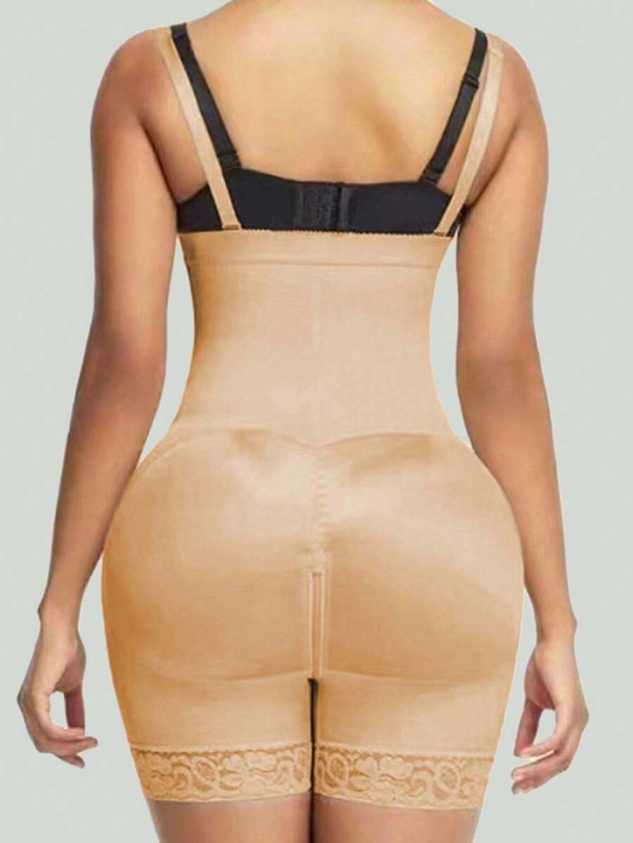 Shapewear For Women Tummy Control Fajas Post Surgery Compression Body Shaper With Open Crotch