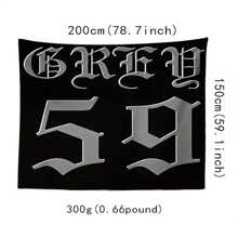 1 Pieza Tapiz Personalizado De Decoración De Habitación, Tapiz Colgante De Pared De Tela De Decoración De Fiesta De Música, Para Decoración De Hogar, Oficina Y Sala De Estar