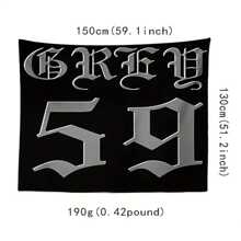 1 Pieza Tapiz Personalizado De Decoración De Habitación, Tapiz Colgante De Pared De Tela De Decoración De Fiesta De Música, Para Decoración De Hogar, Oficina Y Sala De Estar