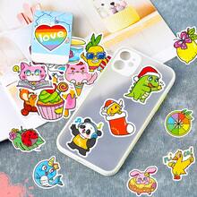 50 cái/gói Dễ thương Động vật  Không thấm nước DIY Creative Viết tháu Hình dán , Máy tính xách tay Ốp lưng & bao da điện thoại Đàn ghi ta Ván trượt Nước Chai Bội thu Mũ sắt của lính Ván trượt tuyết Hành lý Tủ lạnh Cửa Cửa sổ Nhà  Viết tháu Đồ trang trí Hình dán - Nhiều màu - Xem 4