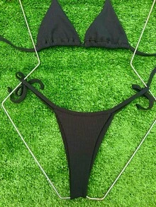 Women Bikini Sets - màu đen - Xem 2