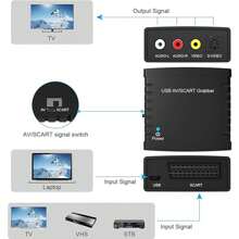 Tarjeta de captura de vídeo Digitnow!Grabber, transfiere formato Hi8 VHS a DVD, Scart a USB, grabadora de audio y vídeo para Windows 7, 8, 10, 11, convertidor analógico a digital