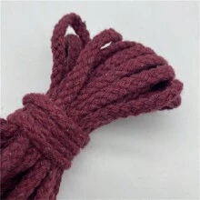 1 pieza 5 yardas 6mm Cuerda decorativa trenzada retorcida, cuerda para decoración textil artesanal del hogar - Estilo de selección - Ver 12