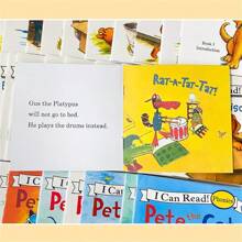 Pete The Cat I Can Read Phonics Picture Book Kids Learning Short Vowel Long English Story - Multicolor - View 10