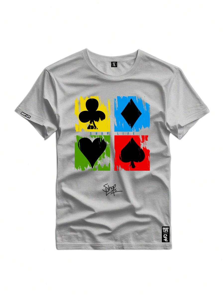 Shap Life Men T-Shirts - Gris Claro - Ver 1