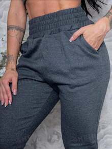 Women Two-Piece Outfits - Màu xám đen - Xem 2