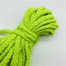 1 pieza 5 yardas 6mm Cuerda decorativa trenzada retorcida, cuerda para decoración textil artesanal del hogar - Estilo de selección - Ver 11