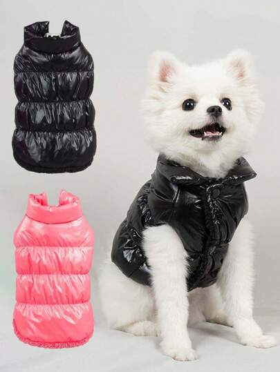 Thickened Winter Pet Vest, Soft Thermal Lined Jacket With Harness For Small And Medium Dogs & Cats, Teddy Corgi Costumes