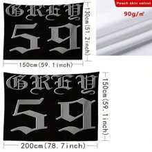 1 Pieza Tapiz Personalizado De Decoración De Habitación, Tapiz Colgante De Pared De Tela De Decoración De Fiesta De Música, Para Decoración De Hogar, Oficina Y Sala De Estar