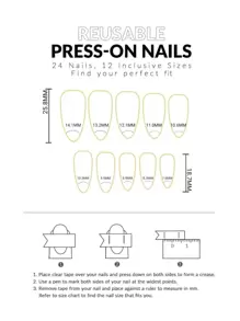 Change Your Nails. 24Pcs Mid-Length Almond-Shaped Black Gradient Simple Dark Style Nail Cover Full Nail Set, Suitable For Women And Girls To Wear Daily,Press On Nails Nail Supplies Nails - Multicolor - View 5