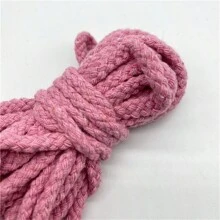 1 pieza 5 yardas 6mm Cuerda decorativa trenzada retorcida, cuerda para decoración textil artesanal del hogar - Estilo de selección - Ver 17