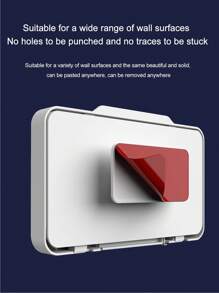 360° Rotation Waterproof Shower Phone Holder, Shower Phone Case, Anti-Fog High Sensitivity Cover Mount Box For Bathroom Wall Mirror Bathtub Kitchen, Waterproof Bathroom Touch Screen Phone Box, No Drilling Wall-Mounted Touch Screen Phone Holder Box Bathroom Shower Anti-Fog Phone Storage Box Protective Box Storage Box - White - View 9