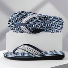 Men's Classic Thong Sandals, Minimalist Soft Bottom Beach Slippers