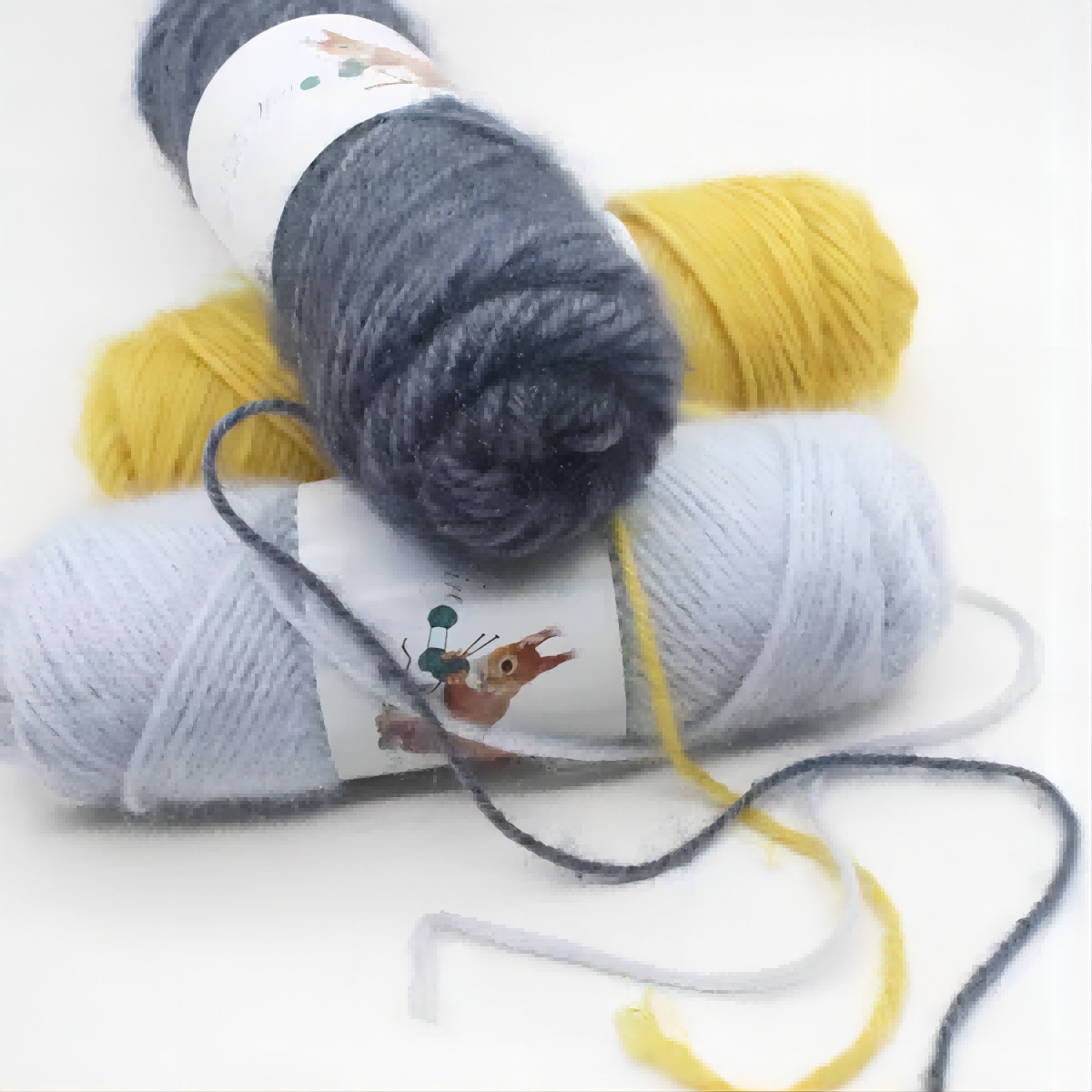 10pcs Squirrel Velvet Yarn, Luminous Silk Thread, Horsehair Yarn