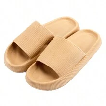 Clouds Slides Anti-Slip Pillow Slippers For Women And Men House Slippers Shower Shoes Indoor Slides Bathroom Sandals Comfort Thick Sole Slides - Yellow - View 3