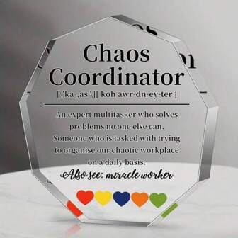 1pc Gifts For Women Leaders, Gifts For People Who Make A Difference, Gifts Of Thanks, Thanks For Leaders, Bosses, Best Moms, Mentors, Coaches, Managers, Colleagues, Teachers, Birthday Gifts, Office Gifts, Seasonal Decorations Thank You Gifts, Thanks For People Who Make A Difference, Nines Decoration Logo Plaques Birthday