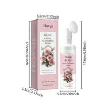 Hoa hồng Niềm đam mê Sữa rửa mặt Bọt , Mặt Chất tẩy rửa Rửa Bọt Da Khuôn mặt Nước Hoa hồng Sự tạo bọt Tự nhiên - Hồng - Xem 8