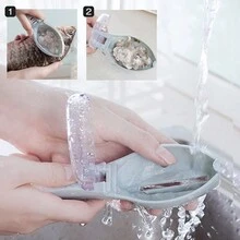 2入組魚鱗刮板，家用魚鱗去除器，附有收納盒，方便易洗，廚房工具