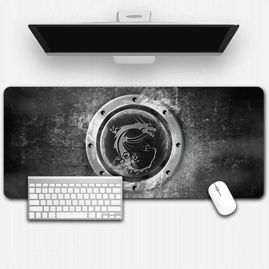 80*30mm Gaming Mouse Pad Large Msi Dragon Logo Computer Mousepad XL
