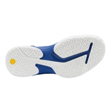 FitVille Wide Pickleball Shoes For Men Tennis Shoes Sneakers For All Court Racquetball Athletic Shoes For Racquet Sport | Arch Support & Wide Toe Box - Blue and White - View 5