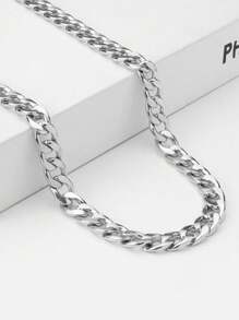 Collar de acero inoxidable con cadena NK para mujer, collar de hip hop para hombre, collar para mujer (estilo europeo y americano)