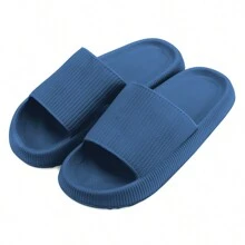 Clouds Slides Anti-Slip Pillow Slippers For Women And Men House Slippers Shower Shoes Indoor Slides Bathroom Sandals Comfort Thick Sole Slides - 藍色 - 查看 3