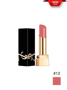 Yves Saint Laurent [ميني] روج بور كوتور ذا بولد رقم 12 نو إنكونغرو 0.8جرام طويل الأمد ، مرطب ، لا يتلاشى. صبغة عالية مع نهاية لامعة. مُنقَّع ب- 40٪ من المكونات المعتنية ، مثل: مستخلص بتلات الخشخاش الأحمر ذو التأثير المنعم وزيت بذور العنب للشعور بالراحة.